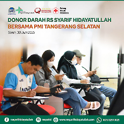DONOR DARAH TAHUN 2025 AULA RS SYARIF HIDAYATULLAH