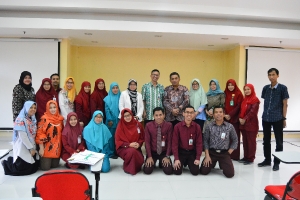 Pelatihan penyusunan pedoman barang/jasa di Rumah Sakit Syarif Hidayatullah bersama tim LKPP