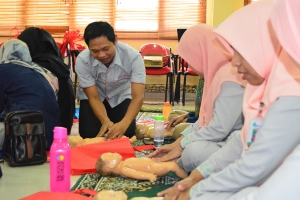 Pelatihan Pijat Bayi oleh jhonson baby