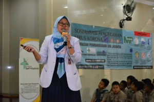SOSIALISASI KE-3 MP UIN SYARIF HIDAYATULLAH JAKARTA TENTANG KEWASPADAAN COVID-19